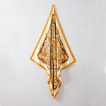 【下架】万事利WENSLI真丝丝巾女大方巾桑蚕丝披肩送礼妈妈礼物礼盒装星语-橙色