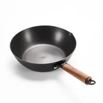 Wang Yuanji Nitrided Iron Pot, Uncoated, Not Easy to Rust, Lightweight 11in