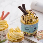 Magic Kitchen Baking muffin paper cup,Resist high temperature, Easy to release, small and Medium, 100 pieces