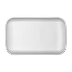Buydeem multi-function steaming and stewing pot G563 ceramic white plate, special strengthened porcelain, strong and wear-resistant