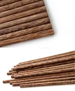 Concord natural chicken wing wooden chopsticks natural logs 10 pairs of 25CM