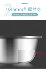 Cooker king stainless steel basin sieve five-piece CK-BXGP-05 multi-function large capacity thick