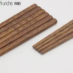 Suncha, household chopsticks, Wenge Chopsticks, log grinding, high temperature disinfection, 5 pairs