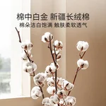 蚕花娘娘 新中式全棉贡缎床上四件套100s 春夏轻奢提花床品套件 寻梦江南 220*240cm