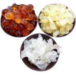 旭龙行 野生精品桃胶+特级皂角米+特级拉丝雪燕 0.5磅装 组合