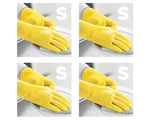 Lock & Lock ETM801P 100% Natural Rubber Gloves  Large Pink 39cm