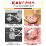 HEQING stainless steel meatball mould, Meatball shrimp slipper maker, Tight and not loose ,Meatball press + spoon 2-piece