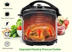 Aobosi Electric Pressure Cooker 8Qt/1200W Multi-Functional Non-Stick Cooking Pot Digital YBW80-120G