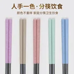 Suncha 304 stainless steel chopsticks with Color stitching non-conductive  5 pairs