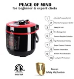 Aobosi YBW60-100Q1 Programmable Pressure Cooker 6Qt/1000W Stainless Steel Cooking Pot Digital Cooker