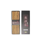 Concord natural chicken wing wooden chopsticks natural logs 10 pairs of 25CM
