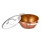 CONCORD fragrance luxury - hammer printing non-stick kitchen set non-stick pan high value