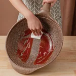 Amercook Alfita granite series non-stick frying pan, imported medical stone non-stick pan, brown, 32cm