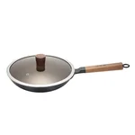 Wang Yuanji suffocating annual ring pot frying pan WYJ-26JPNLG No coating, not easy to rust 26cm