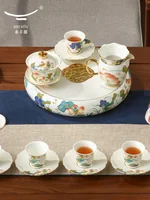 [China Direct Shipping, 5-7days] Happiness and Harmony 36 Heads Tea Set (10 Seats)