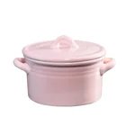 SONGFA Binaural Ceramic Cup Baked Rice and Milk Stew Ceramic Cup for One Person 250ML