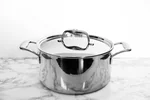 Duratux stainless steel three-layer 10-piece cookware set (silver)