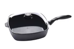 Swiss Diamond Nonstick Square Saute Pan with Lid 66283c 5.3 qt  11 x 11"  Japanese Omelet Pan 6318i