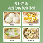 【中国直邮，时效10-15天】美丽雅蒸笼纸28CM*100张 一次性食品级蒸屉纸 包子馒头垫纸