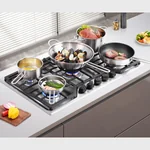 【有赠品】ROBAM老板 大火力灶具7G9H50 36英寸|双燃料（NG/LPG） 5炉布局 全黄铜炉头
