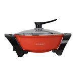 Liven Electric Shabu Shabu Hot Pot with Divider and Non-Stick Coating Electric Hot Pot 5L