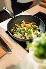ELO Granit Evolution Heavy Forged Aluminum Kitchen Induction Cookware WOK Pan