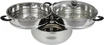 Concord three-layer stainless steel steamer S1006-30 multi-purpose 30 cm easy to clean
