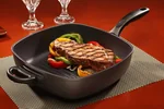 Swiss Diamond Deep Square Grill Pan Nonstick 66281 11" x 11" 