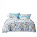 [Direct shipping from China, delivery time 8-20 days] FUANNA Pure Cotton Bedding Set, 4-piece set, suitable for 1.8m (duvet cover 230*229cm), elegant and understated.