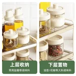 [China direct mail, time limit 10-15 days] Jingyan Craftsman Kitchen Rack Seasoning Storage Rack JYJZTLH001 Classified storage saves time and effort (15 pieces)