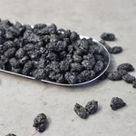 JiuLongTang Seedless, Sand-Free Dried Mulberries, Anthocyanin-Rich Fruit for Infused Drinks 10oz