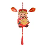 【中国直邮，时效10-15天】首力 新年财神冰箱贴 喜庆小挂饰盆栽装饰龙年挂饰（六个装）
