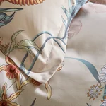 [Direct shipping from China, delivery time 8-20 days] FUANNA Bedding Set, 4-piece Brushed Fleece Set, "Magpie Dance in Jiangnan"/Standard/Yellow (Duvet cover 203*229cm)