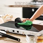 Razorri Countertop Induction Cooker with Double Burners and Cast Iron Griddle 5 Temperature Modes 7 Power Options with Timer Suitable for Outdoor BBQ Garden Party (1800W)