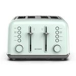Buydeem four slice toaster bread machine DT-6B83G widened grill, seven-speed firepower, light green