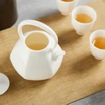 Beixitang·Jianshan Tea Set Gift Box Glazed Bai Yajing One Pot Four Cups Gift Box Packaging