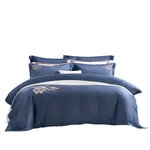 [China Direct Mail, 8–20 Days] Fuanna Bedding 4-Piece Set, Premium Pure Cotton, Fanhua·Jinnian Collection, Flat-Sheet Version, Duvet Cover 230*229cm