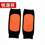 【China Direct Mail, Delivery Time 8-20 Days】HENGYUANXIANG Combed-Cotton Knee Pads, Focused Knee Protection, Selected Premium Xinjiang Cotton, Black, 29*12cm