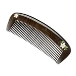 [Direct shipping from China, delivery time 8-20 days] Poppy Flower Lacquer Art Painted Comb, Precious Wood Comb, Birthday Gift, Fragrant and Pure