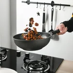 Amercook阿米尔 轻奢款女神炒锅 煎炒两用锅麦饭石不粘锅家用无油烟炒菜锅 32cm