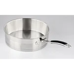 Prime Cook Stainless steel wok, With glass lid, 3.5QT 24cm