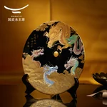 【中国直邮，时效10-15天】Auratic 国瓷永丰源 大运龙回 龙年生肖贺岁盘 330MM-大运龙回-御龙生肖盘
