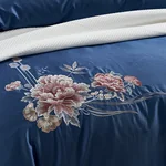 [China Direct Mail, 8–20 Days] Fuanna Bedding 4-Piece Set, Premium Pure Cotton, Fanhua·Jinnian Collection, Flat-Sheet Version, Duvet Cover 230*229cm