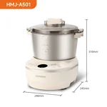 Joydeem Large Capacity Noodle Machine HMJ-A501 Intelligent Kneading Machine Fully Automatic Kneading Machine Constant Temperature Fermentation 304 Stainless Steel Pressure Kneading and Awakening Integrated 5L