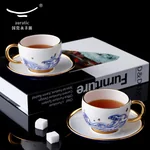 【中国直邮，时效10-15天】Auratic 国瓷永丰源 先生瓷·海上明珠2头咖啡杯碟茶杯碟