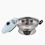 AROMA 5-Qt Electric Shabu Shabu Hot Pot ASP-600