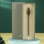 【中国直邮，时效8-20天】谭木匠古风发饰头饰现代简约盘发黑檀木发簪子 萌芽