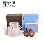 【中国直邮，时效8-20天】谭木匠 蜗牛 指环插齿护发梳 护理经络按摩 礼盒装