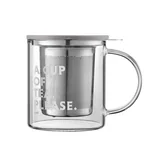 Buydeem  Teapot Tea Cup With Drain Basket Separation Filter High Borosilicate Glass One Drink 350ml CD1001