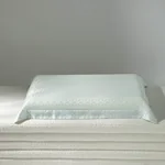 万事利护颈舒压全包裹记忆绵枕头 配卡天丝枕套-薄荷绿